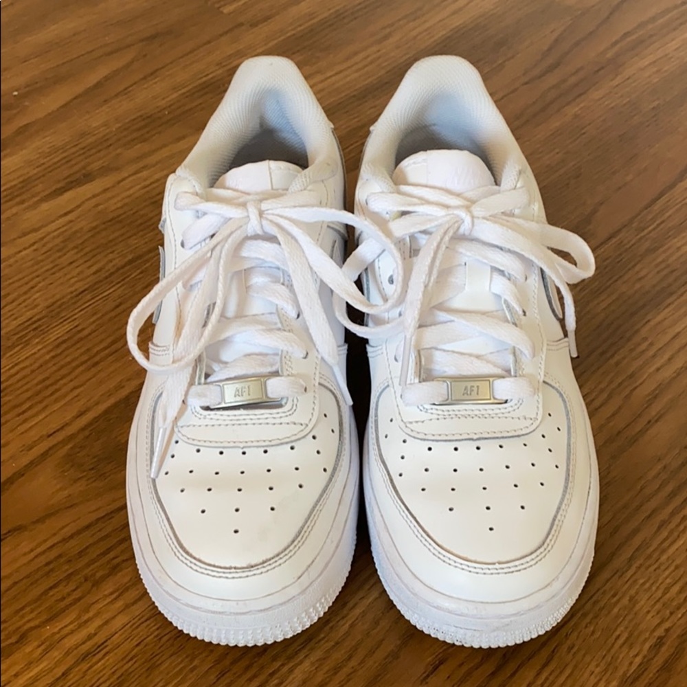 White Nike Air Force Ones!